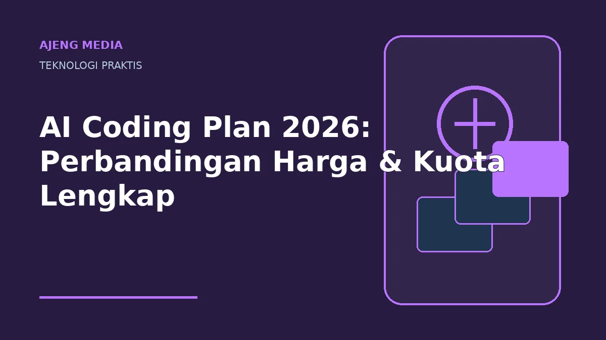 AI Coding Plan 2026: Perbandingan Harga & Kuota Lengkap