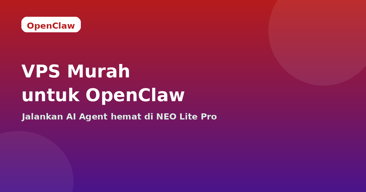 Jalankan OpenClaw di VPS Murah dengan Template Instan